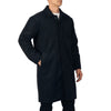 Alpine Swiss Mens Zach Knee Length Jacket Top Coat Trench Wool Blend Overcoat – Black