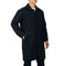 Alpine Swiss Mens Zach Knee Length Jacket Top Coat Trench Wool Blend Overcoat – Black