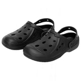 Alpine Swiss Mens Clogs Lightweight Slip On Water Sandals Comfort Garden Shoes – Black