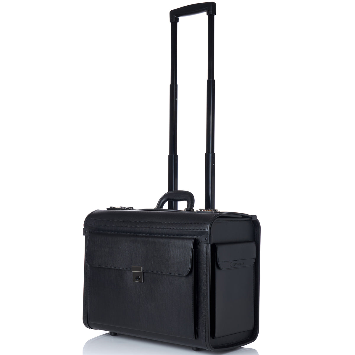 Alpine Swiss 17" Laptop Rolling Briefcase Wheels Attache Lawyers Case – Black