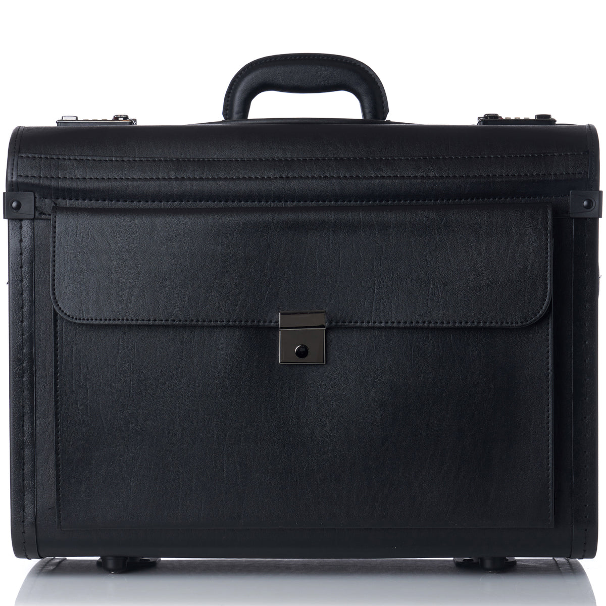Alpine Swiss 17" Laptop Rolling Briefcase Wheels Attache Lawyers Case – Black