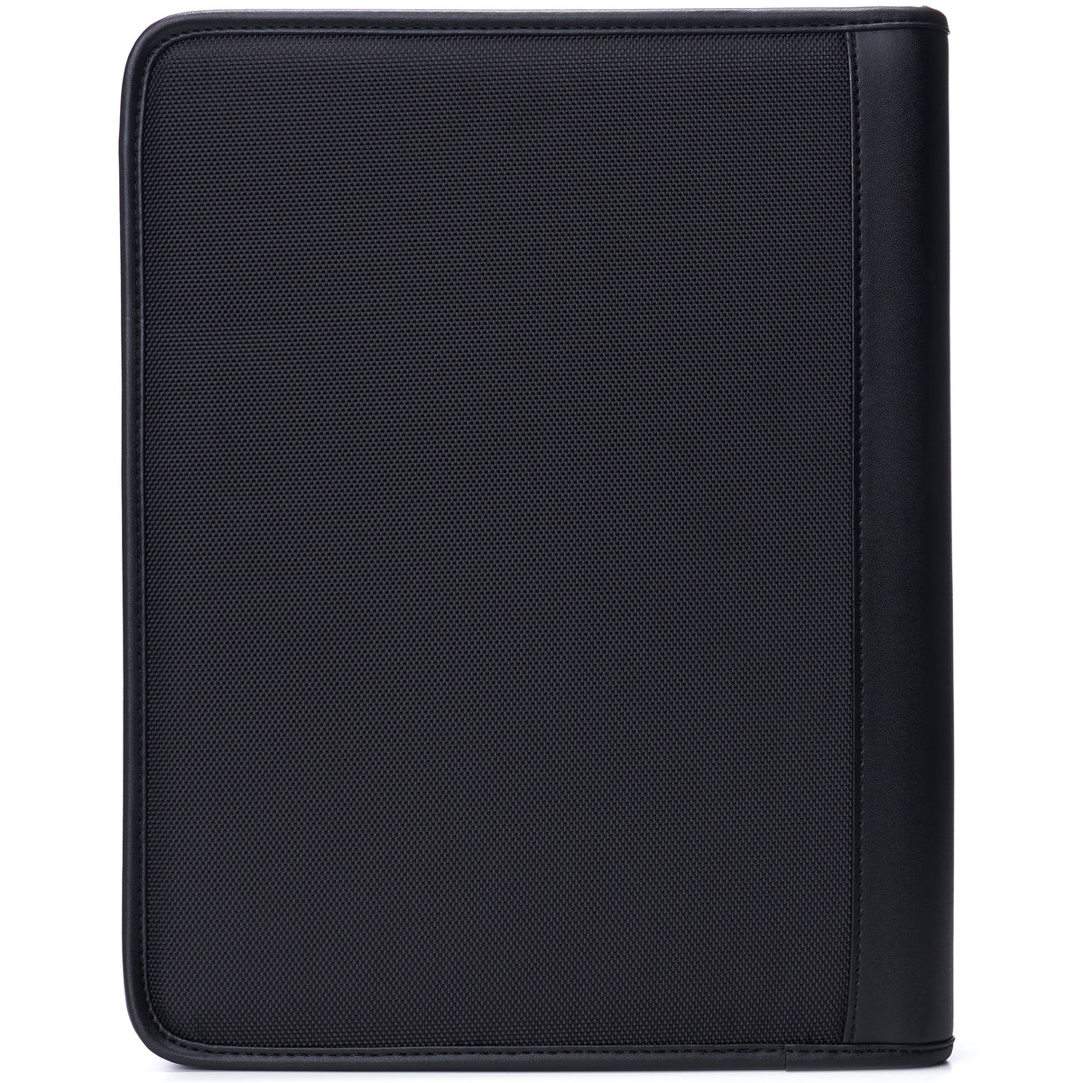 Alpine Swiss Zippered Writing Pad Business Organizer Portfolio with Tablet Sleeve – Black