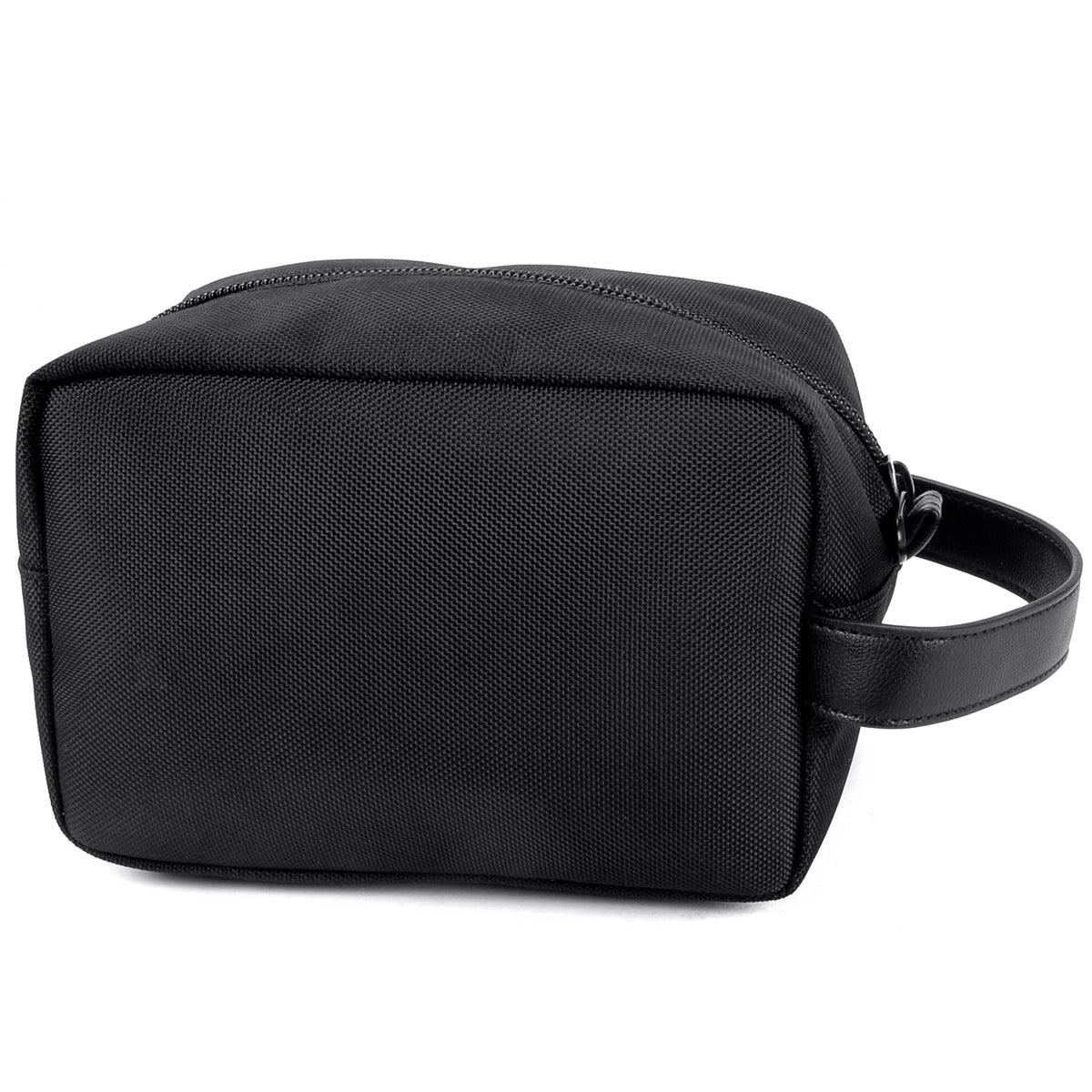 Alpine Swiss Hudson Shaving Kit Dopp Kit Overnight Toiletry Bag Travel Case New – Black