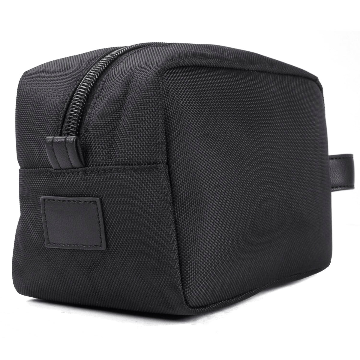 Alpine Swiss Hudson Shaving Kit Dopp Kit Overnight Toiletry Bag Travel Case New – Black