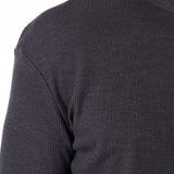 Alpine Swiss Mens Thermal Long Sleeve Top Waffle Knit Shirt Base Layer Underwear – Gray