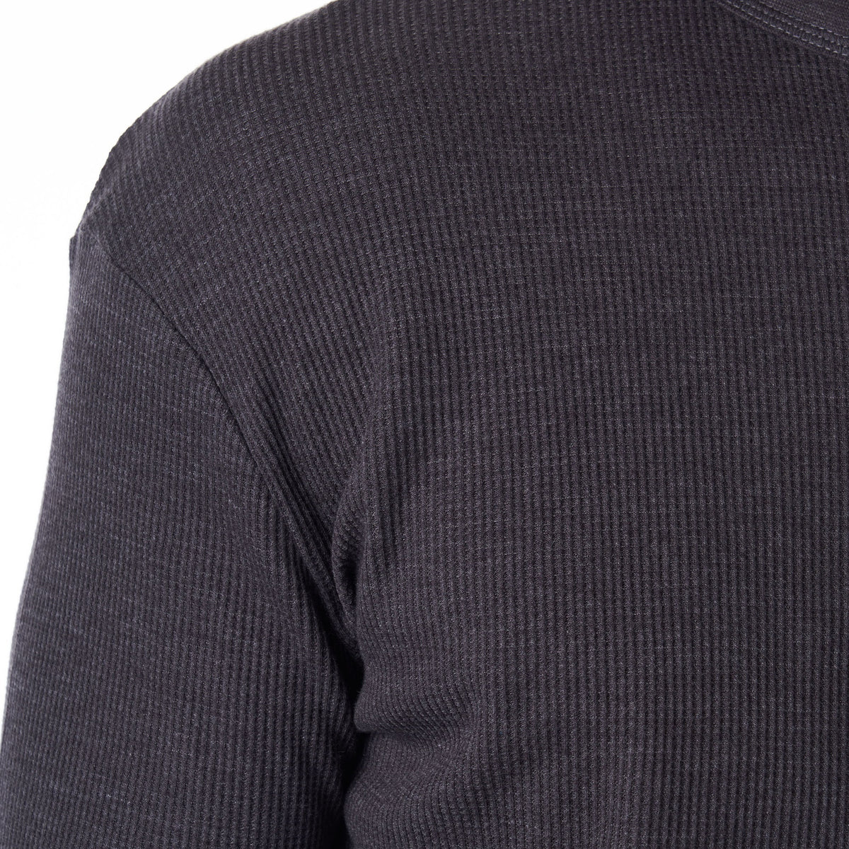 Alpine Swiss Mens Thermal Long Sleeve Top Waffle Knit Shirt Base Layer Underwear – Gray