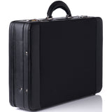 Alpine Swiss Mens Briefcase Hard Side Business Case Expandable Attache Case For Men – Black