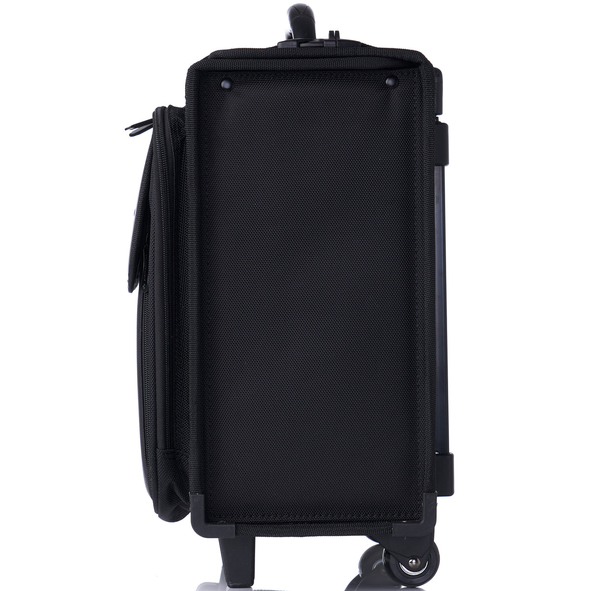 Alpine Swiss Rolling Briefcase Laptop Bag For Men Women Hard Side Catalog Case – Black