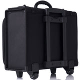 Alpine Swiss Rolling Briefcase Laptop Bag For Men Women Hard Side Catalog Case – Black