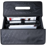 Alpine Swiss Rolling Briefcase Laptop Bag For Men Women Hard Side Catalog Case – Black