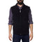 Alpine Swiss Mens Full Zip Up Fleece Vest Lightweight Warm Sleeveless Jacket – Black
