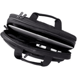 Alpine Swiss Messenger Bag Leather 15.6 Laptop Briefcase Portfolio Business Case – Black