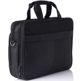 Alpine Swiss Messenger Bag Leather 15.6 Laptop Briefcase Portfolio Business Case – Black