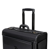 Alpine Swiss Wheeled Briefcase Rolling Briefcase Telescopic Handle 4 Replaceable – Black