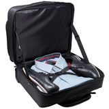Alpine Swiss Rolling Briefcase Wheeled Overnight Carry on Bag up to 15.6” Laptop – Black