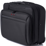 Alpine Swiss Rolling Briefcase Wheeled Overnight Carry on Bag up to 15.6” Laptop – Black