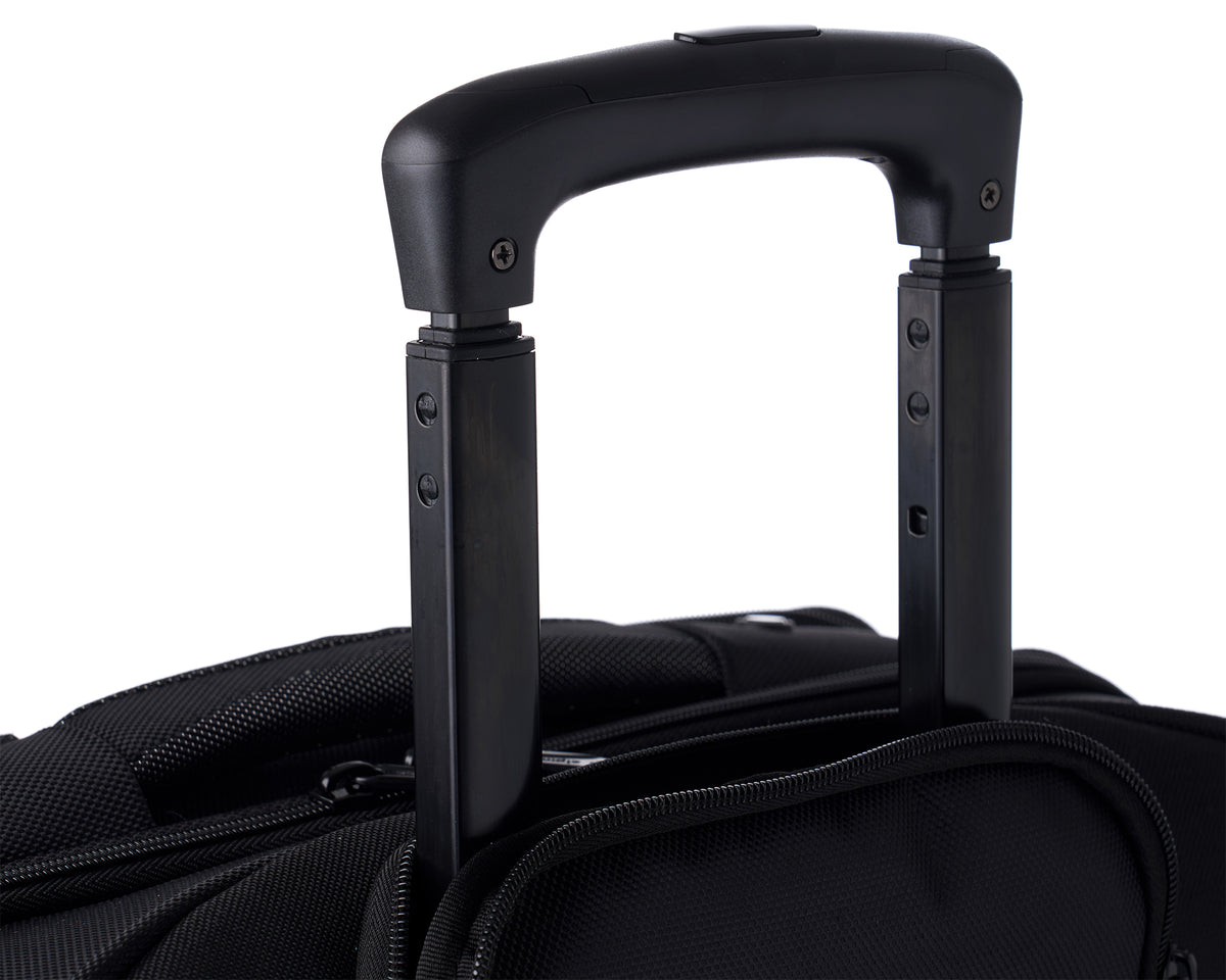 Alpine Swiss Rolling Briefcase Wheeled Overnight Carry on Bag up to 15.6” Laptop – Black