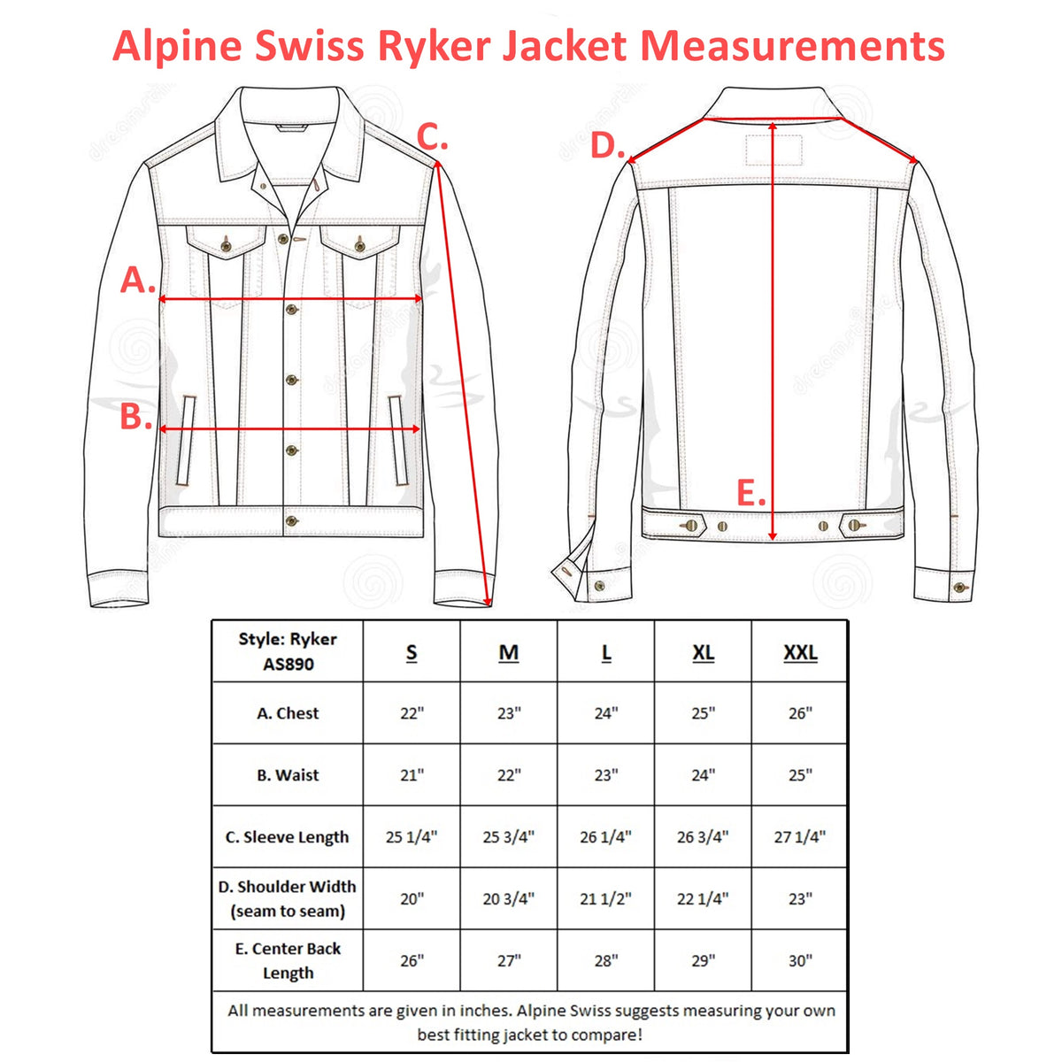 Alpine Swiss Mens Sherpa Lined Denim Jacket Classic Button Up Jean Trucker Coat – Denim