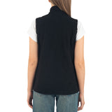 Alpine Swiss Cindy Womens Polar Fleece Vest Zip Up Lightweight Sleeveless Jacket – Black