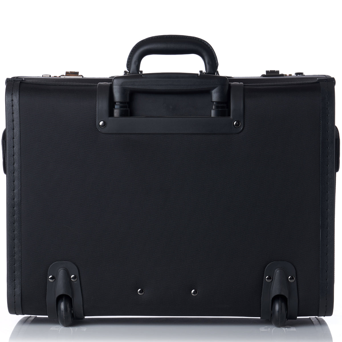 Alpine Swiss Rolling 17" Laptop Briefcase on Wheels Attache Lawyers Case Legal Size – Black