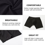 Alpine Swiss Mens Boxer Briefs 3 Pack Underwear Breathable Comfortable Trunks – White Blue Black