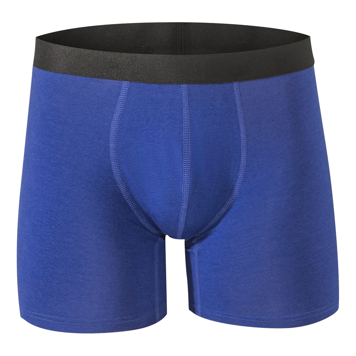 Alpine Swiss Mens Boxer Briefs 3 Pack Underwear Breathable Comfortable Trunks – Blue