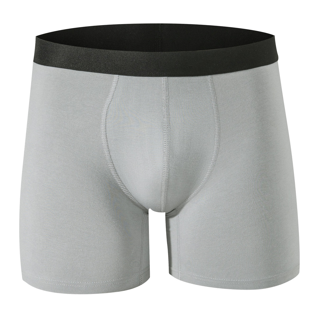 Alpine Swiss Mens Boxer Briefs 3 Pack Underwear Breathable Comfortable Trunks – Gray
