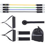 Alpine Swiss Exercise Resistance Bands with Handles Workout Fitness Tube Bands – 120 LB