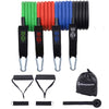Alpine Swiss Exercise Resistance Bands with Handles Workout Fitness Tube Bands – 140 LB