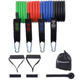 Alpine Swiss Exercise Resistance Bands with Handles Workout Fitness Tube Bands – 140 LB