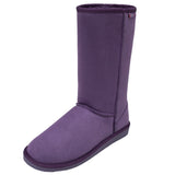 Alpine Swiss Women’s Mid-Calf Winter Boots 11” Faux Shearling Aussie Style Suede – Purple