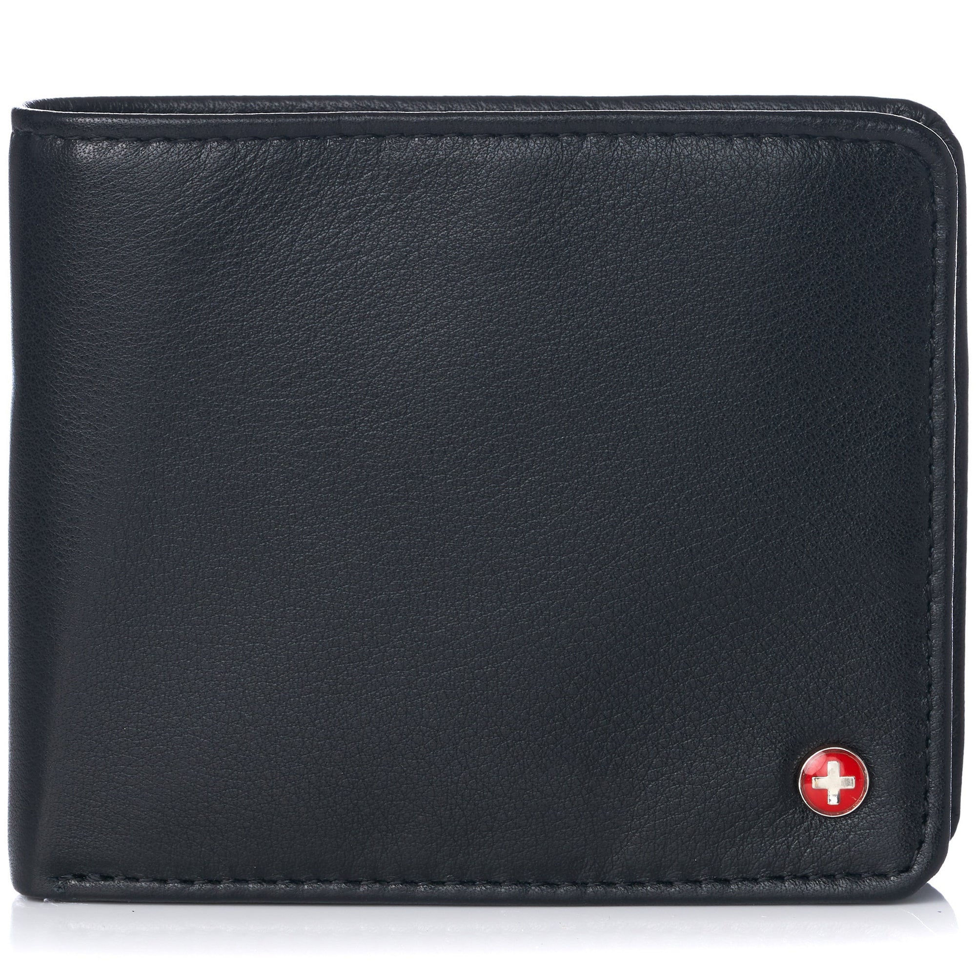 Alpine Swiss RFID Protected Men's Max Coin Pocket Bifold Wallet