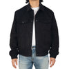 Alpine Swiss Men's Blake Vegan Suede Bomber Jacket – Black