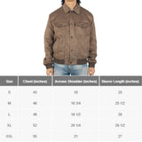 Alpine Swiss Men's Blake Vegan Suede Bomber Jacket – Earthstone