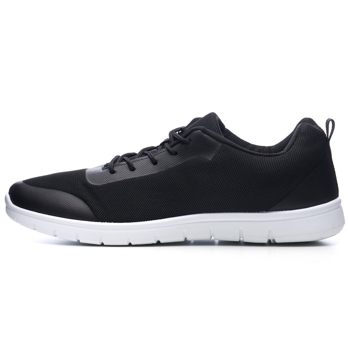 Alpine Swiss Bolt Mens Mesh Sneakers Lightweight Tennis Shoes Casual Trainers – Black