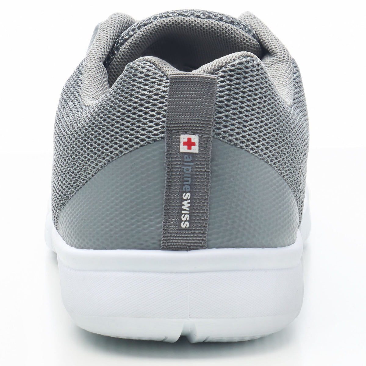 Alpine Swiss Bolt Mens Mesh Sneakers Lightweight Tennis Shoes Casual Trainers – Gray