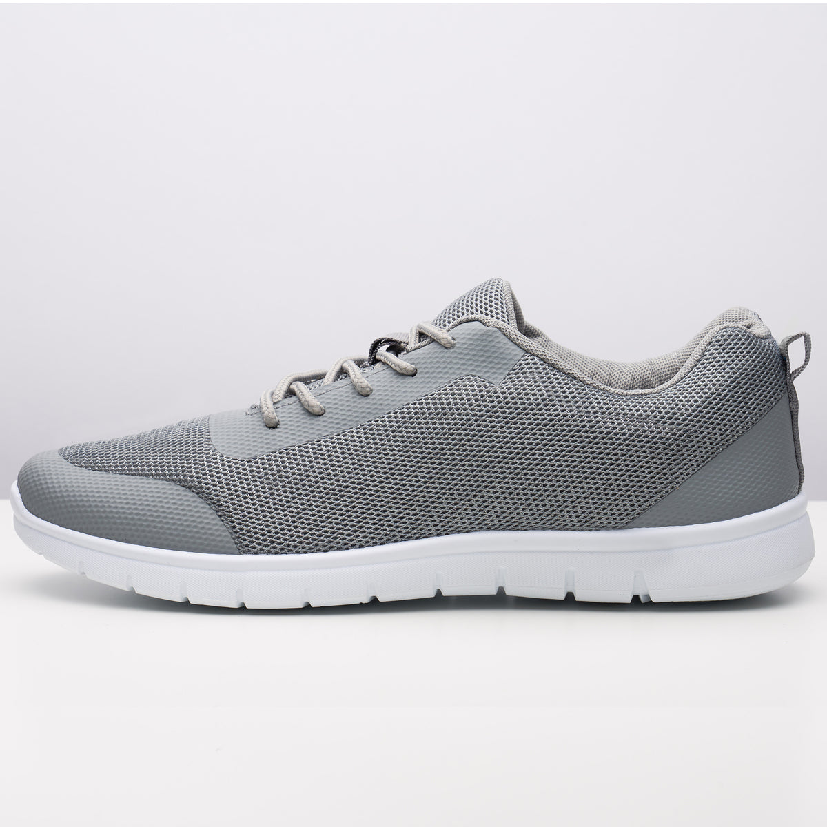 Alpine Swiss Bolt Mens Mesh Sneakers Lightweight Tennis Shoes Casual Trainers – Gray
