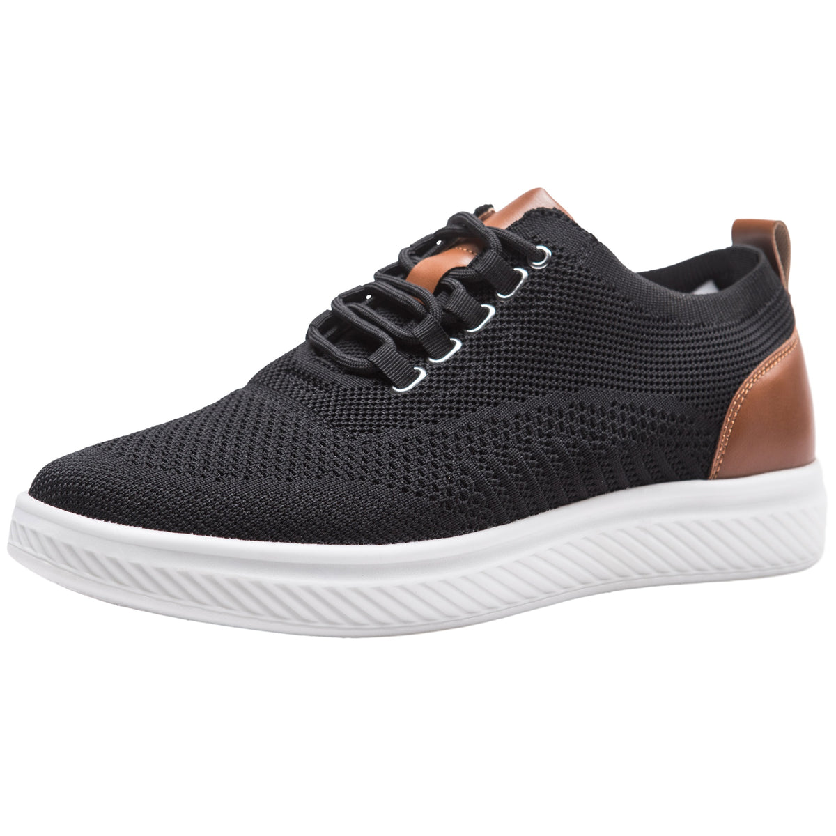 Alpine Swiss Brad Men's Lightweight Dress Sneakers – Black