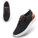 Alpine Swiss Brad Men's Lightweight Dress Sneakers – Black