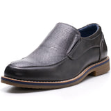 Alpine Swiss Carter Mens Slip On Loafers Snakeskin Dress Shoes Leather Lined – Gray