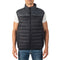 Alpine Swiss Clark Mens Puffer Vest Down Alternative Water Resistant Packable – Black Gray