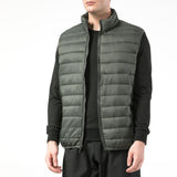 Alpine Swiss Clark Mens Puffer Vest Down Alternative Water Resistant Packable – Olive