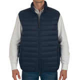 Alpine Swiss Clark Mens Puffer Vest Down Alternative Water Resistant Packable – Navy