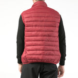 Alpine Swiss Clark Mens Puffer Vest Down Alternative Water Resistant Packable – Red