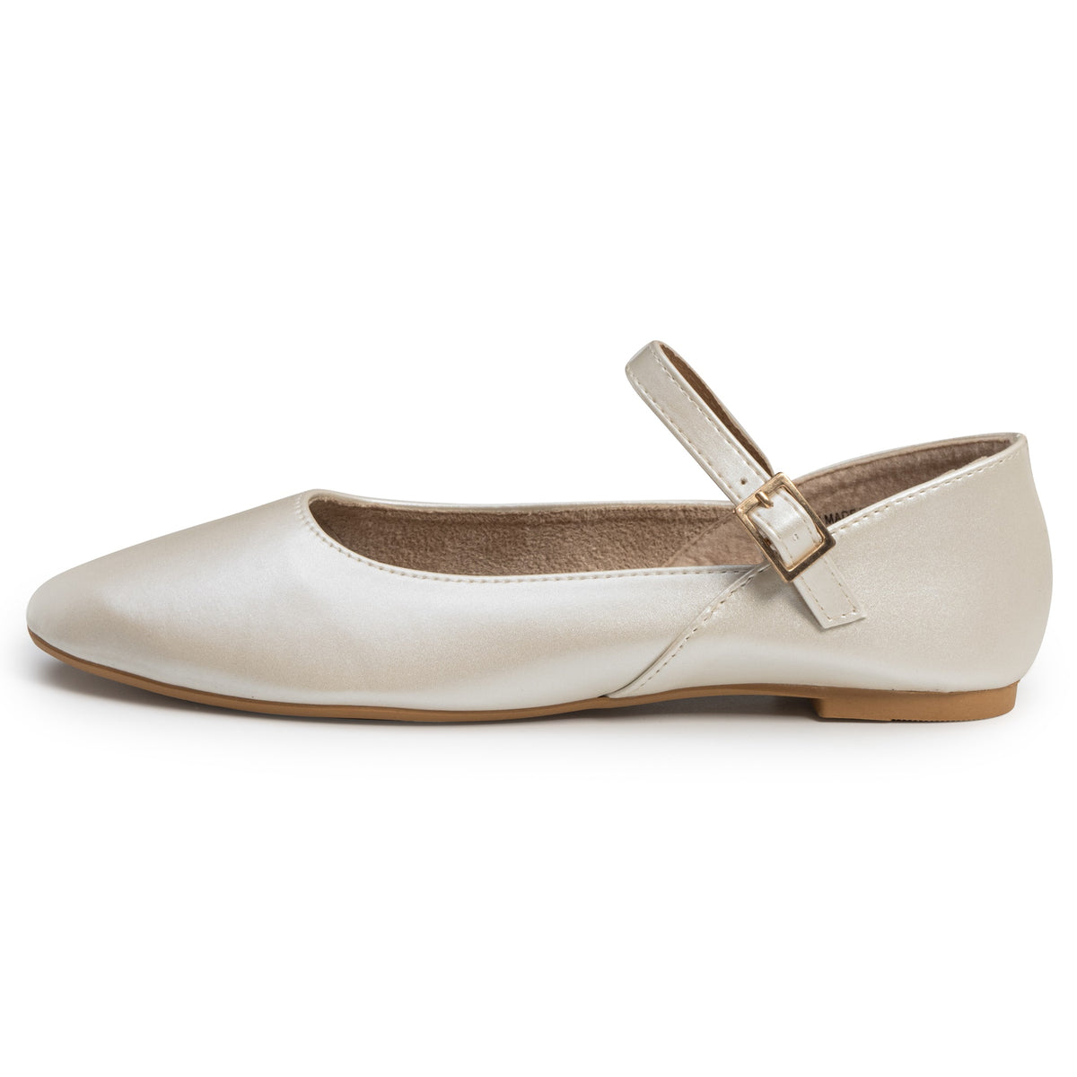 Alpine Swiss Cleo Women’s Mary Jane Ballet Flats Stylish Comfy Round Toe Dress Shoes – Pearl