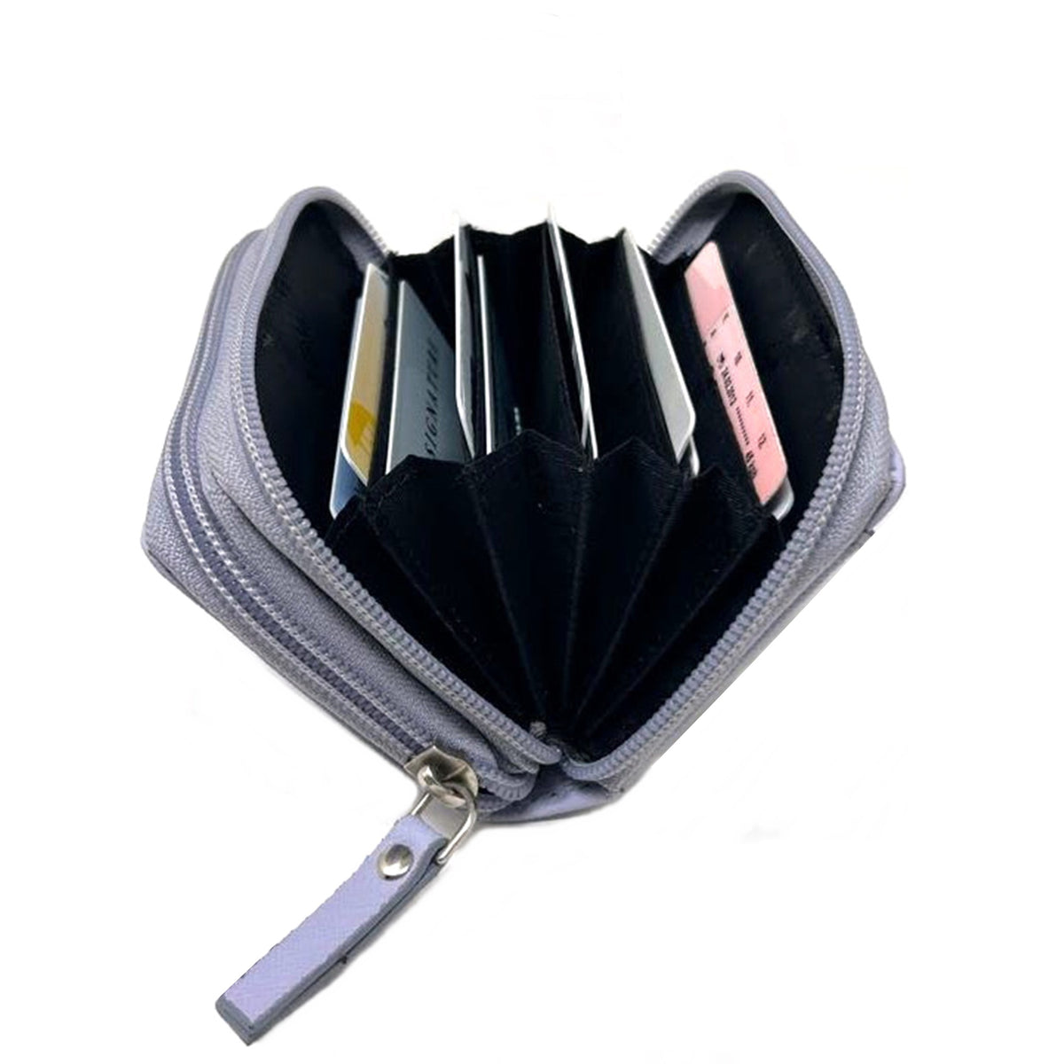 Alpine Swiss Womens Accordion Organizer Wallet Leather Credit Card Case ID – Lilac