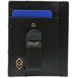 Alpine Swiss Double Diamond Mens RFID Money Clip Minimalist Front Pocket Wallet – Cordoba Black