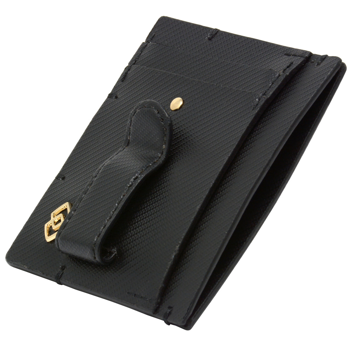 Alpine Swiss Double Diamond Mens RFID Money Clip Minimalist Front Pocket Wallet – Cordoba Black