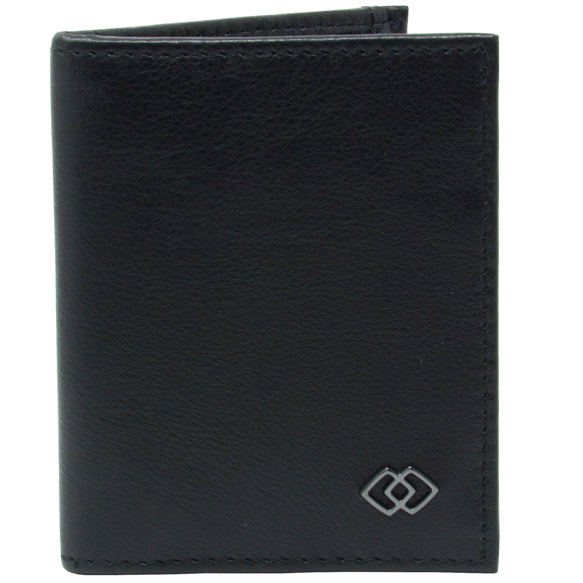 Alpine Swiss Men RFID Leather Wallet Slim Front Pocket Wallet Business Card Case – Black