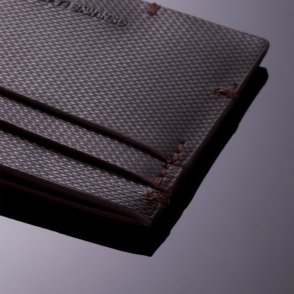 Alpine Swiss Double Diamond RFID Thin Card Case Leather Front Pocket Wallet – Cordoba Brown